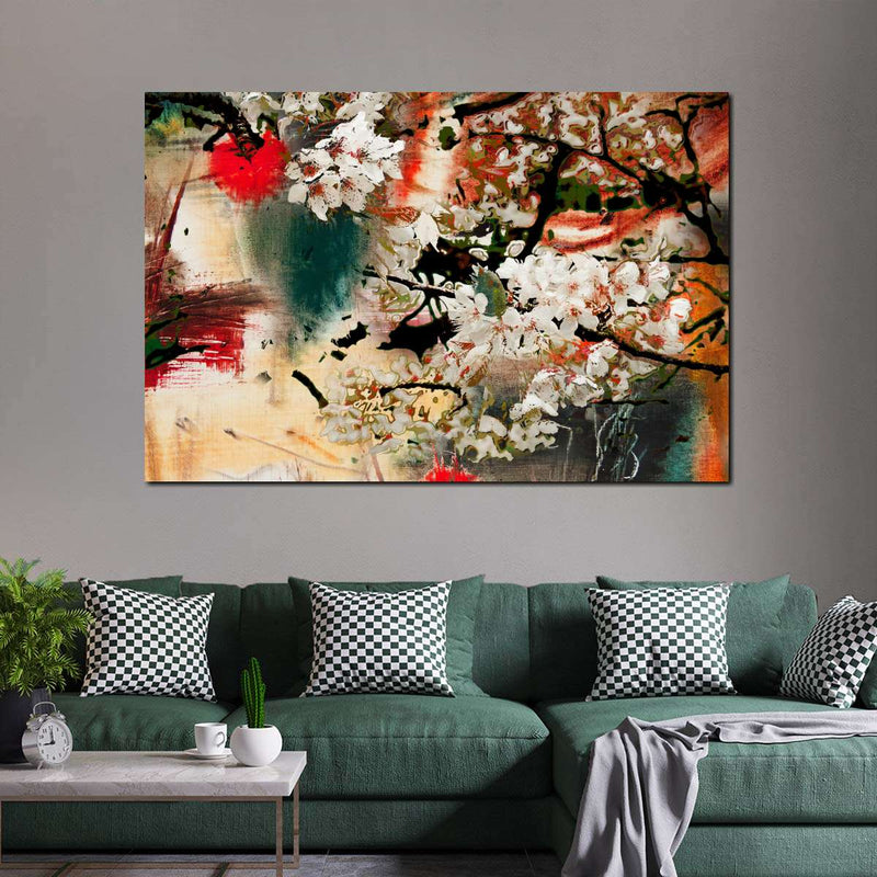 Japanese Flower Wall Art