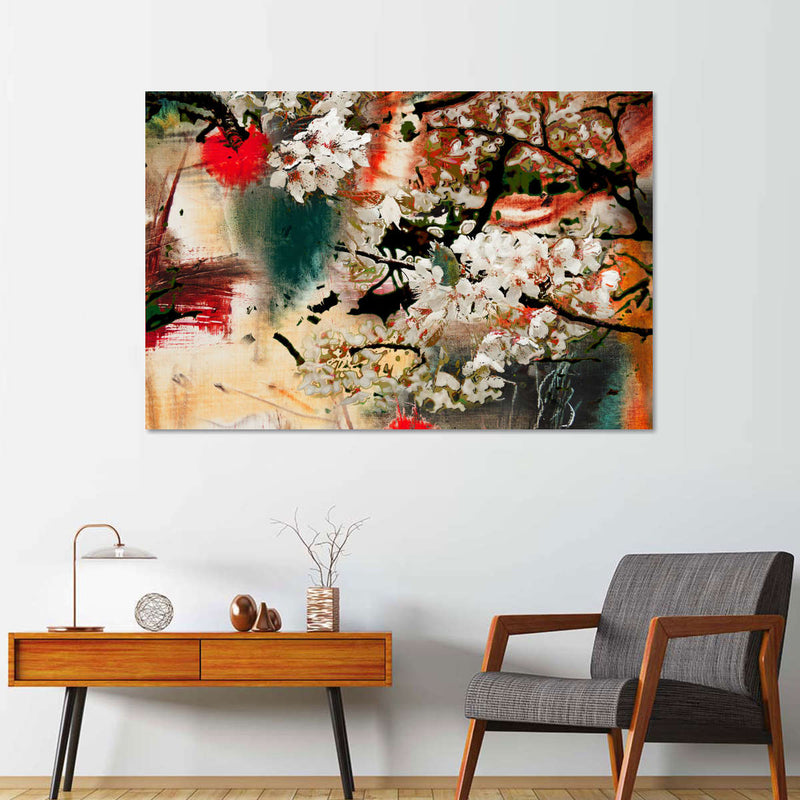 Japanese Flower Wall Art