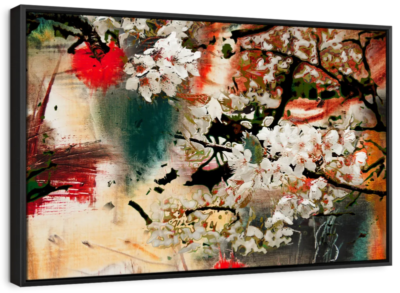 Japanese Flower Wall Art