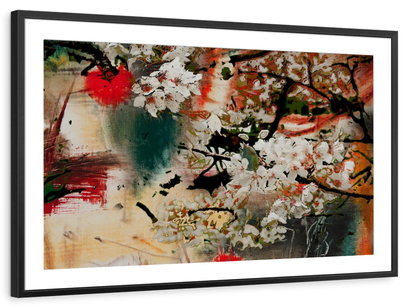 Japanese Flower Wall Art