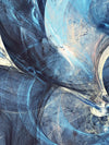 Ocean Line Swirls Abstract Wall Art