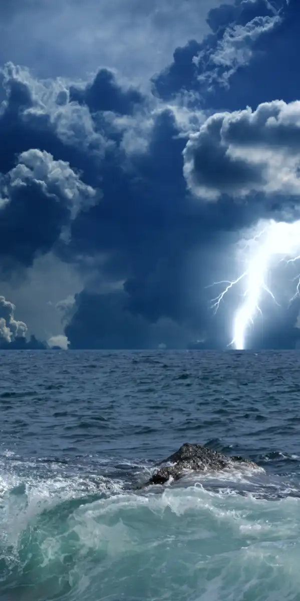 Ocean Storm Bolt Wall Art