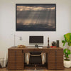 Sunrays And Cloudy Sky Wall Art