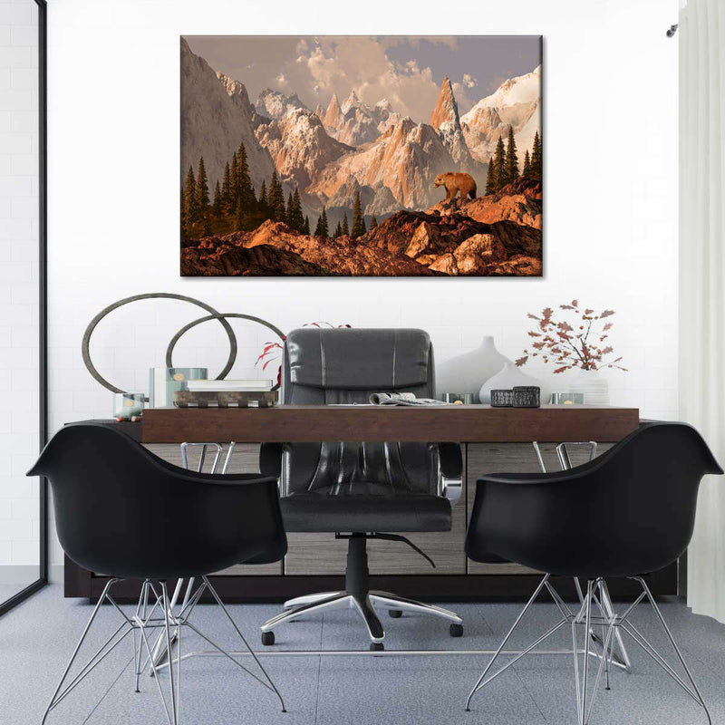 Rocky Mountain Bear Wall Art