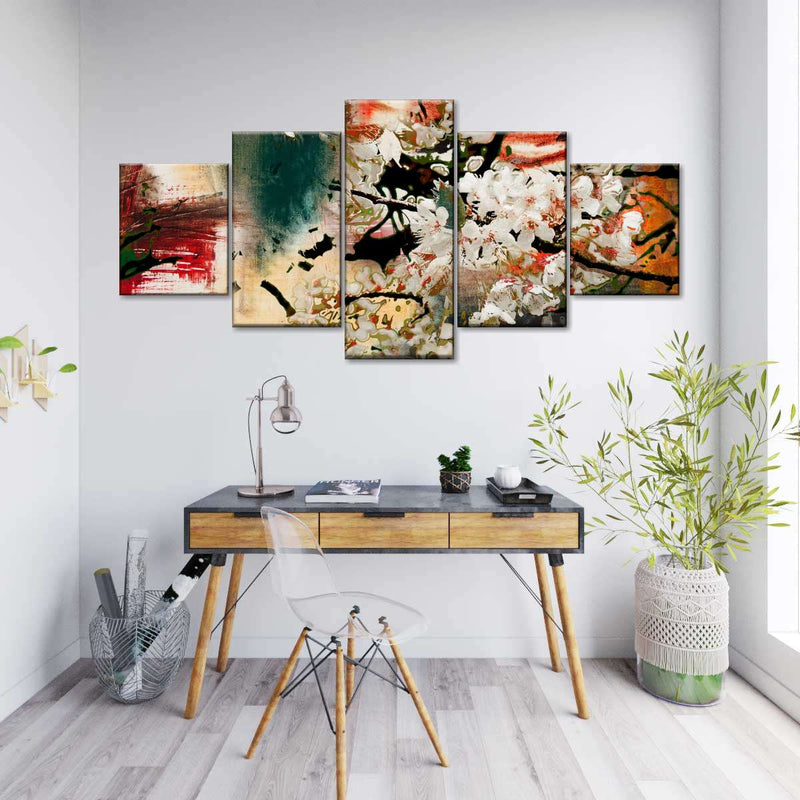 Japanese Flower Wall Art