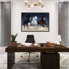Wild Colorful Horses Wall Art