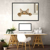 Peeking Young Cat Wall Art