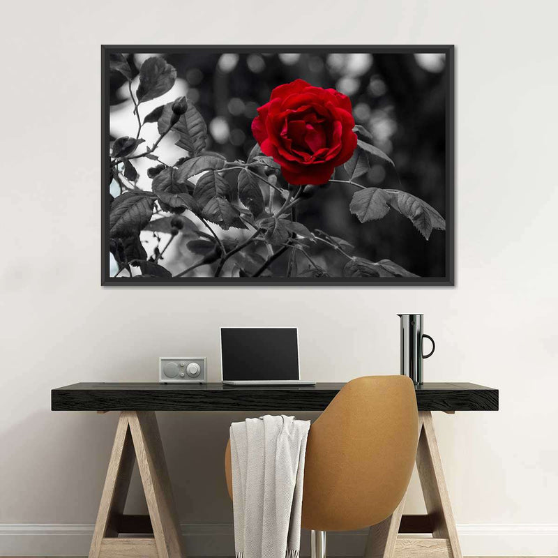 Lone Rose Pop Wall Art