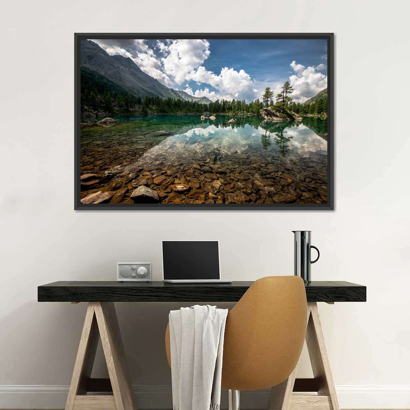Tranquil Lake Landscape Wall Art
