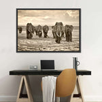 Herd Of Elephants Wall Art