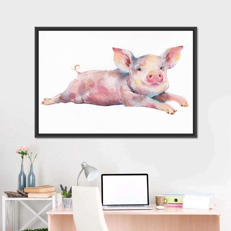 Precious Piglet Wall Art