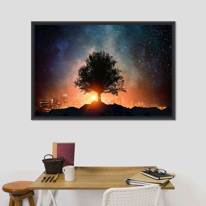 Starry Tree Wall Art