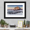 Snow Mountain Sunset Wall Art