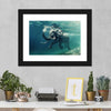 Swimming Elephant Wall Art
