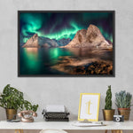 Swirling Moskenes Aurora Wall Art