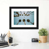 Plane Below Palm Trees Wall Art