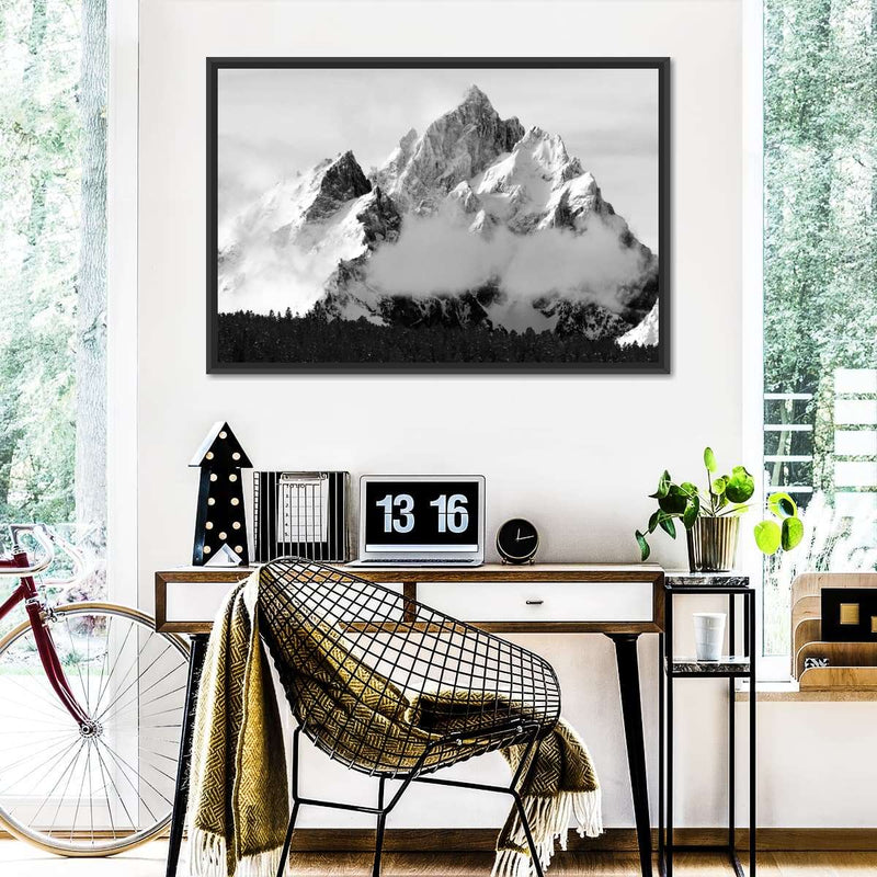 Snowcapped Grand Tetons Wall Art