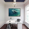 Swimming Elephant Wall Art