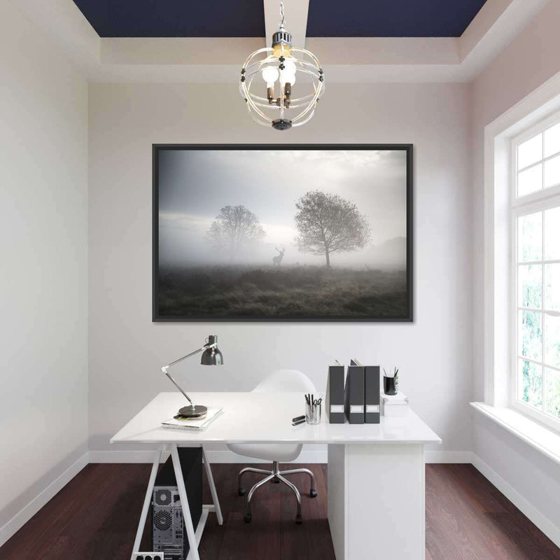 Hunting at Dusk Wall Art