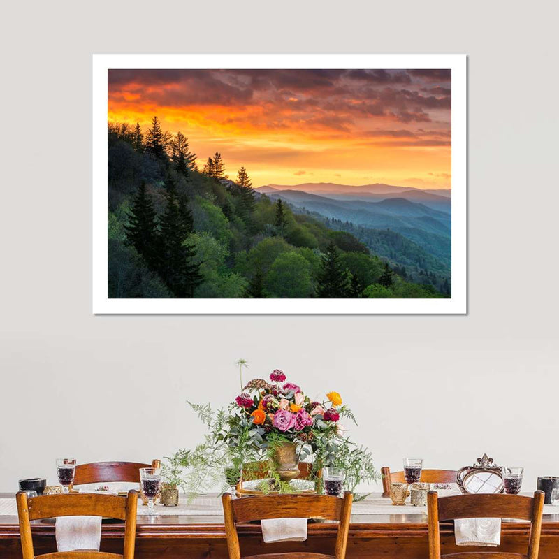 Mountain Sunrise Wall Art