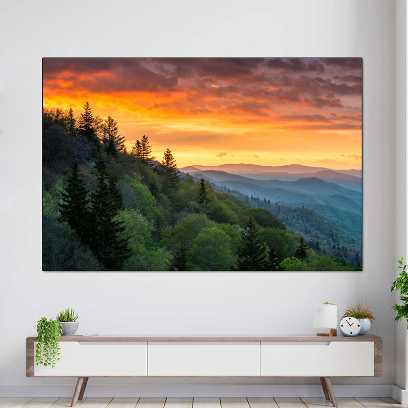 Mountain Sunrise Wall Art