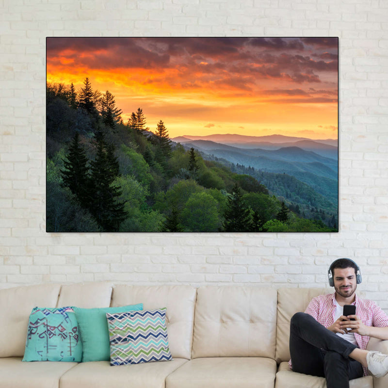 Mountain Sunrise Wall Art