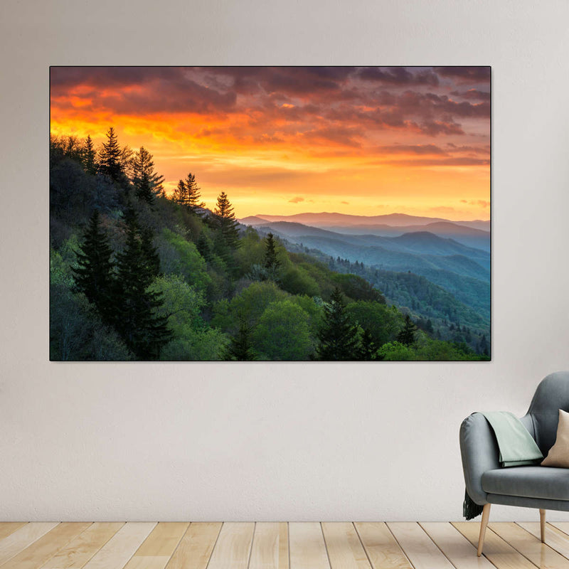 Mountain Sunrise Wall Art