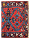 Old Derbent Dagestan Rug 4’ x 7’