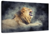Misty Wild Lion Wall Art