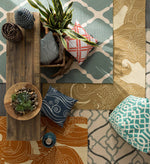 Coy Modern Gray/Beige Area Rug