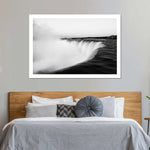 Monochromatic Niagara Falls Wall Art