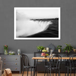 Monochromatic Niagara Falls Wall Art