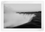 Monochromatic Niagara Falls Wall Art