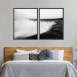 Monochromatic Niagara Falls Wall Art