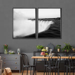 Monochromatic Niagara Falls Wall Art