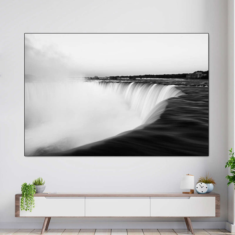 Monochromatic Niagara Falls Wall Art