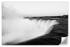 Monochromatic Niagara Falls Wall Art