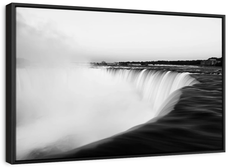 Monochromatic Niagara Falls Wall Art