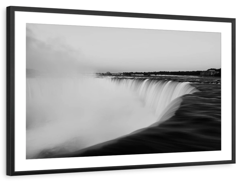Monochromatic Niagara Falls Wall Art
