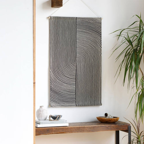 Gerlos Black Wall Hanging