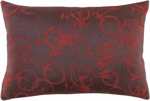 Maasdijk Dark Red Pillow Cover