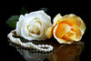 Pearls And Roses Wall Art