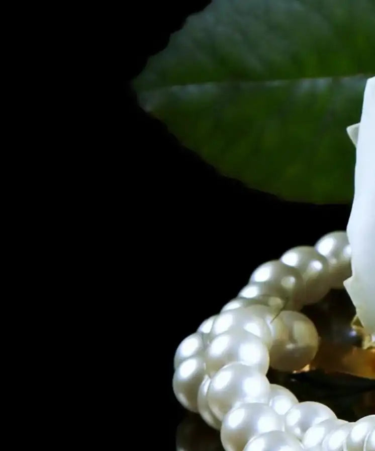 Pearls And Roses Wall Art