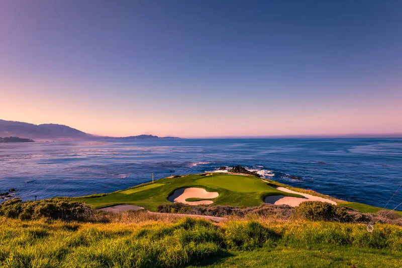 Pebble Beach Blue Sky Wall Art