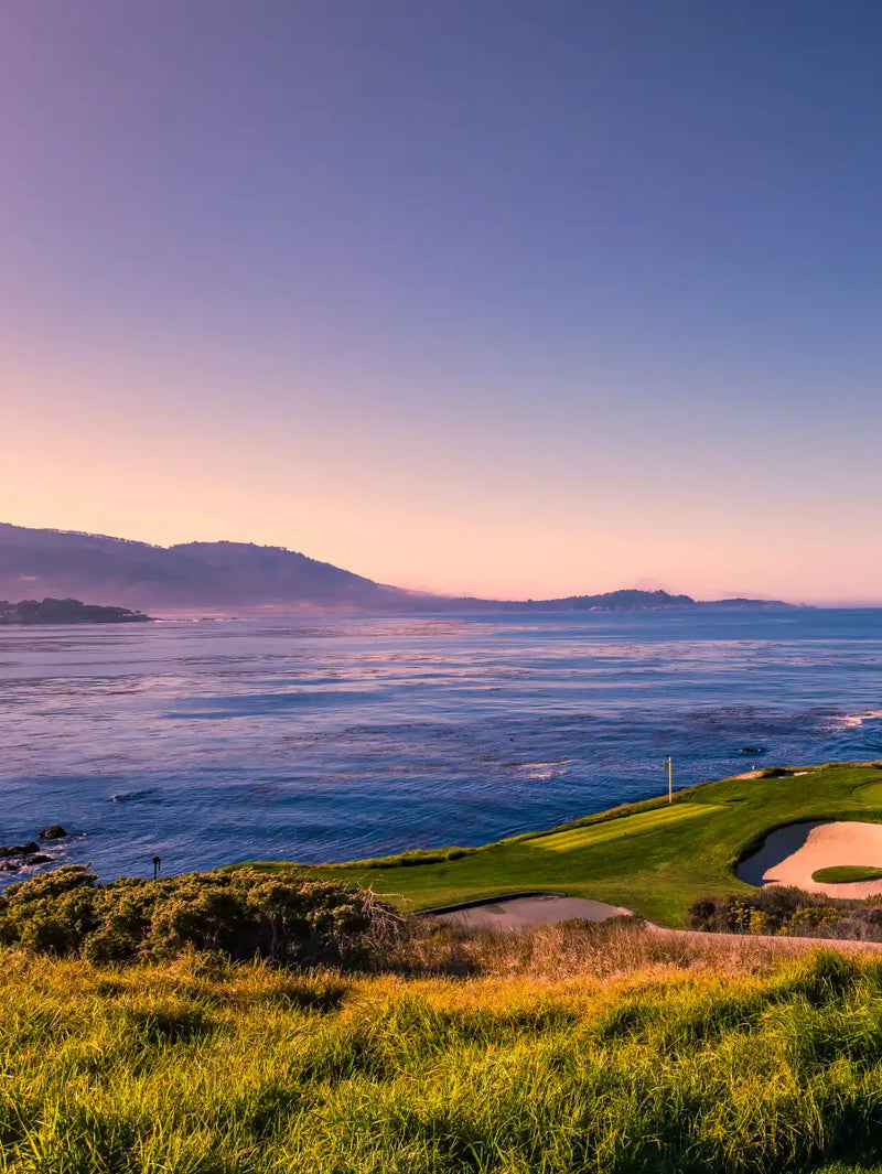 Pebble Beach Blue Sky Wall Art