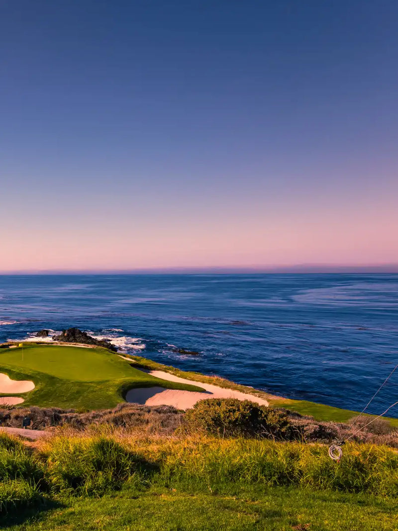 Pebble Beach Blue Sky Wall Art