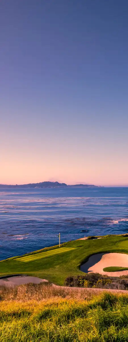 Pebble Beach Blue Sky Wall Art