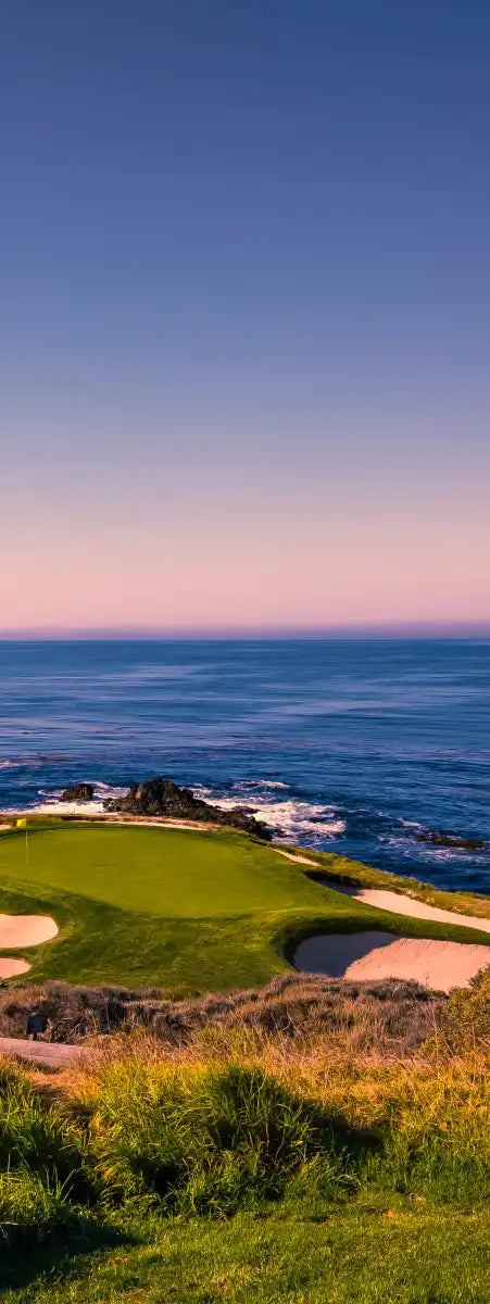 Pebble Beach Blue Sky Wall Art