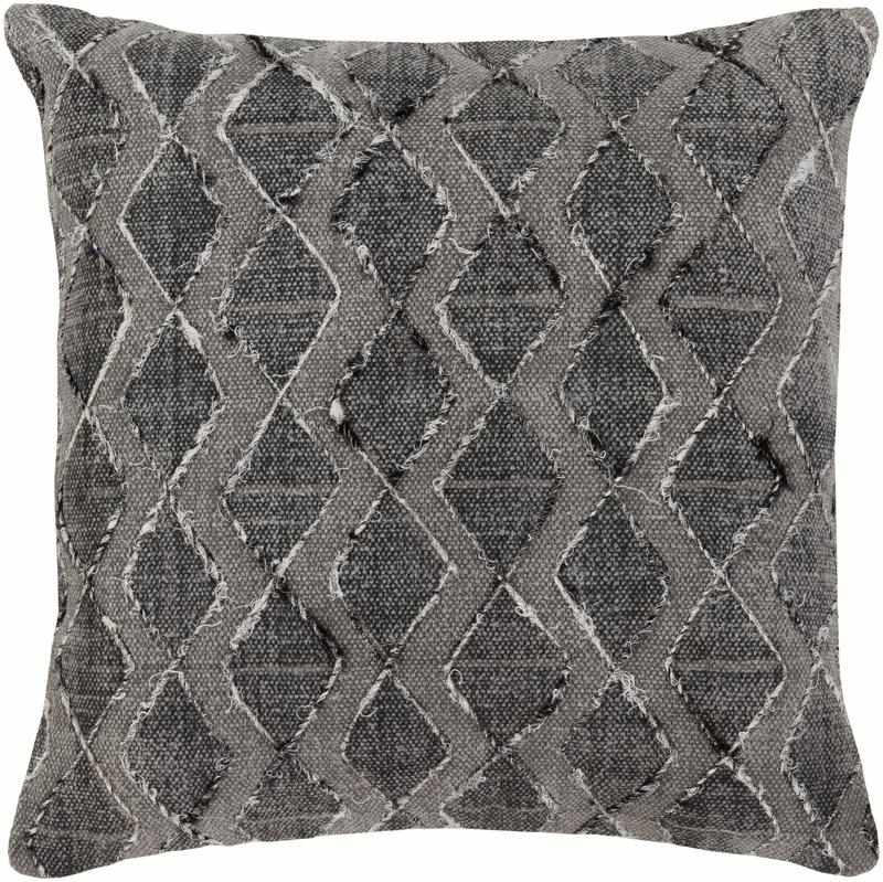Meije Black Pillow Cover