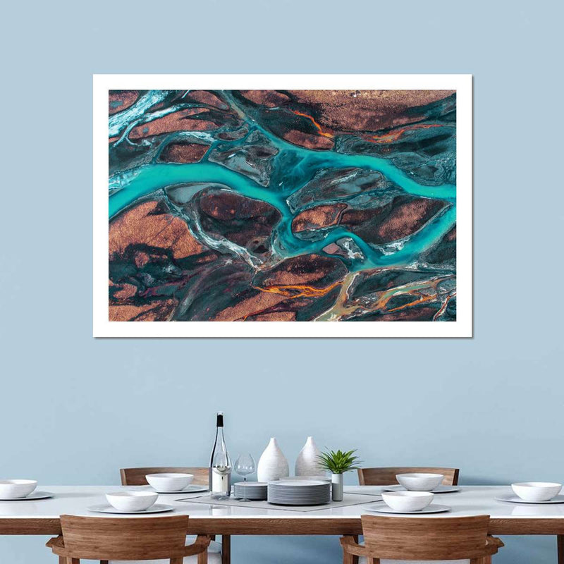 Icelandic River Wall Art
